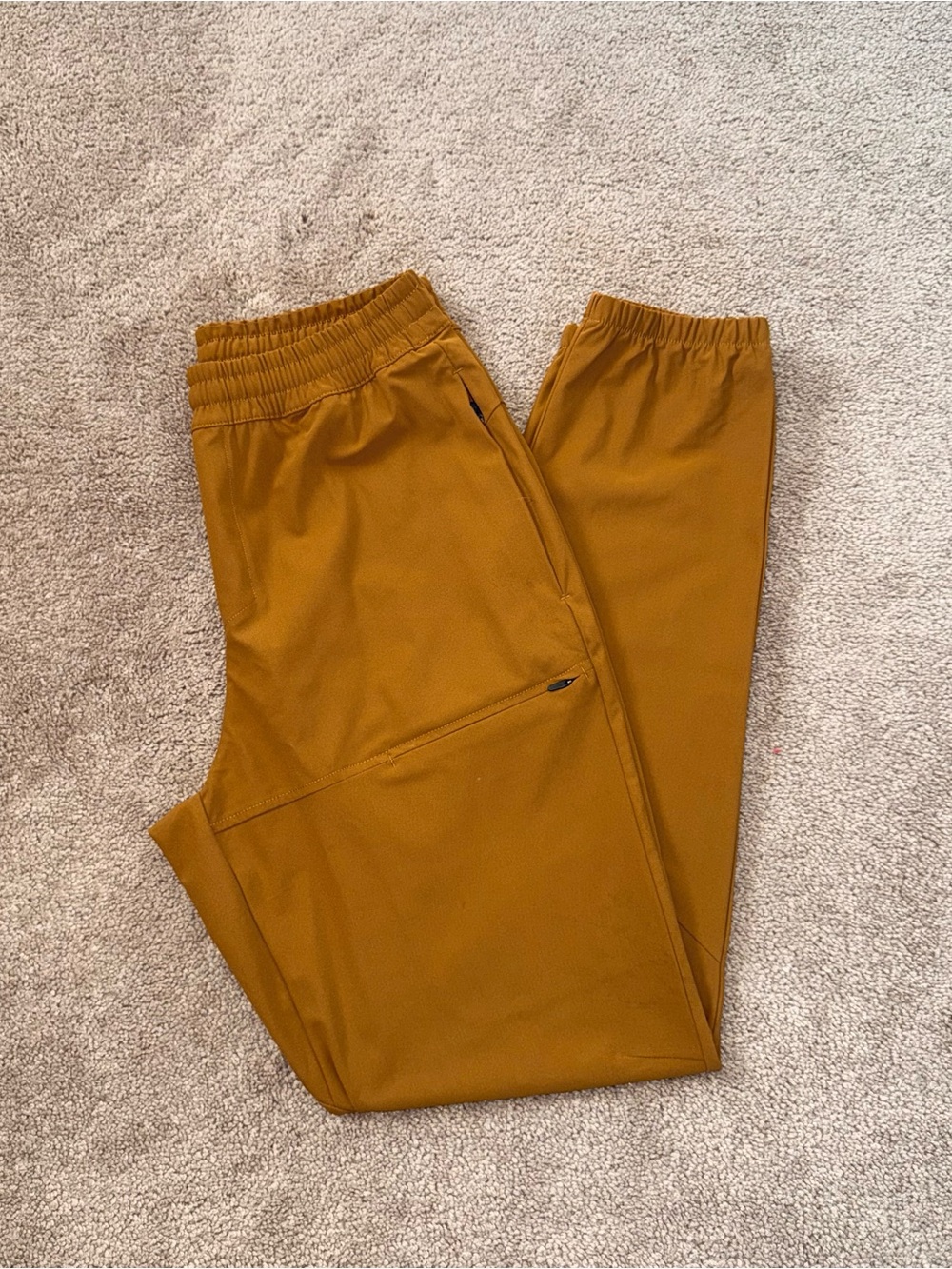 All in Motion Men's Utility Jogger Pants Brown Caramel Size Small
